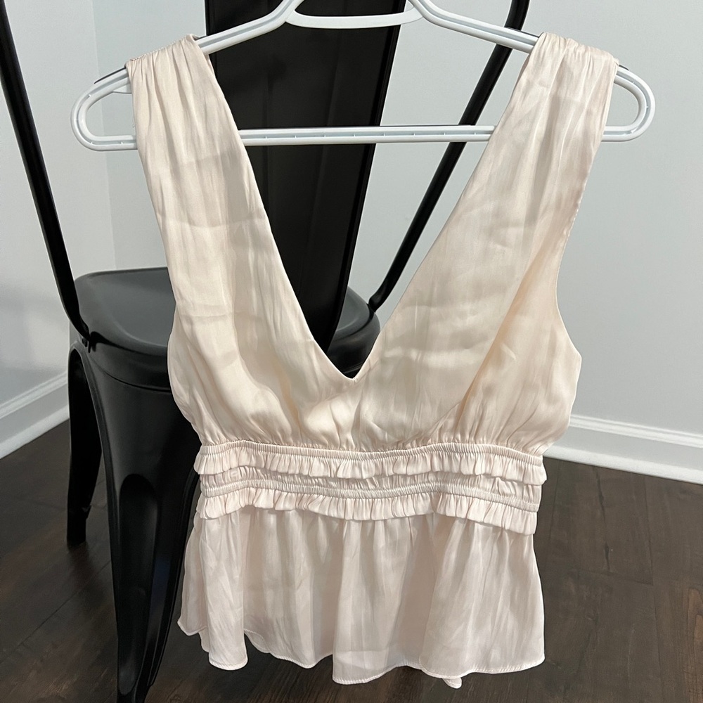 Pale Pink STORIA Size Medium Blouse